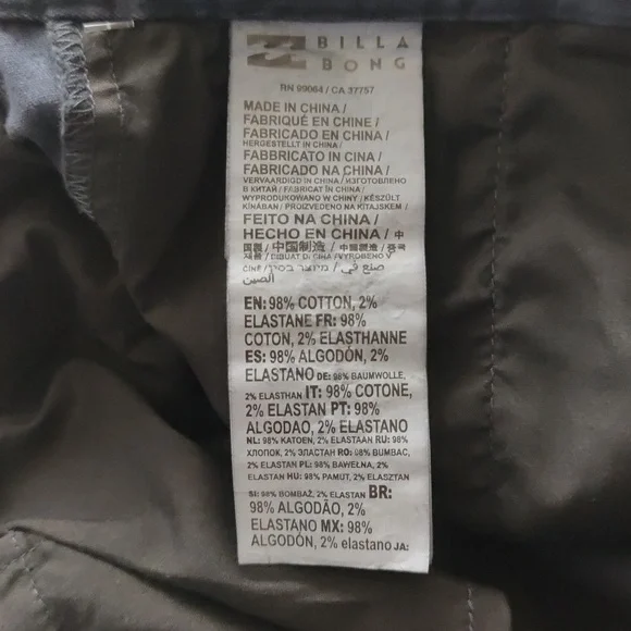 42. Billabong '73 Chino Pants | Color - Navy - Picture 10 of 12